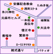 柳の井戸　地図