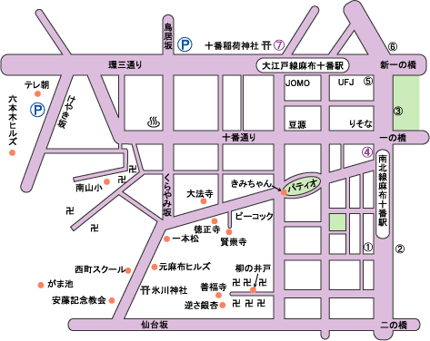 氷川神社−地図